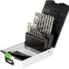 FESTOOL DRILL BIT BOX FOR HSS STEEL DRILL BITS HSS D 1-10 SORT/19 4989