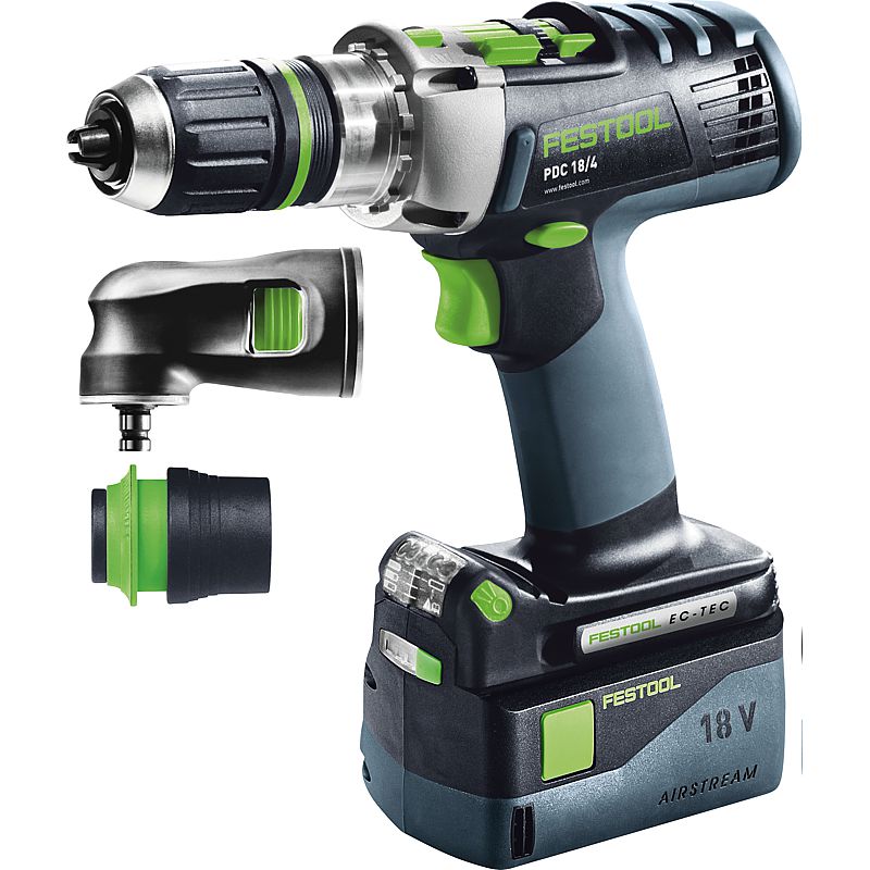 FESTOOL CORDLESS PERCUSSION DRILL PDC 18/4 LI 5 FESTOOL CORDLESS PERCUSSION DRILL PDC 18/4 LI 5