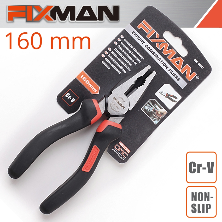 FIXMAN INDUSTRIAL COMBINATION PLIERS 6'/162MM FIXMAN INDUSTRIAL COMBINATION PLIERS 6'/162MM