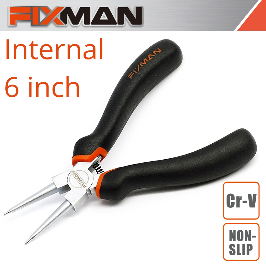 FIXMAN STRAIGHT INTERNAL CIRCLIP PLIERS 155MM 6' FIXMAN STRAIGHT INTERNAL CIRCLIP PLIERS 155MM 6'