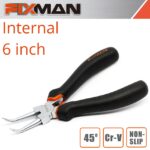 FIXMAN INTERNAL CIRCLIP PLIERS 6'/145MM X 45 DEG
