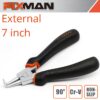 FIXMAN EXTERNAL CIRCLIP PLIERS 7'/175MM  90 DEG