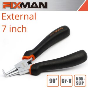 FIXMAN EXTERNAL CIRCLIP PLIERS 7'/175MM  90 DEG