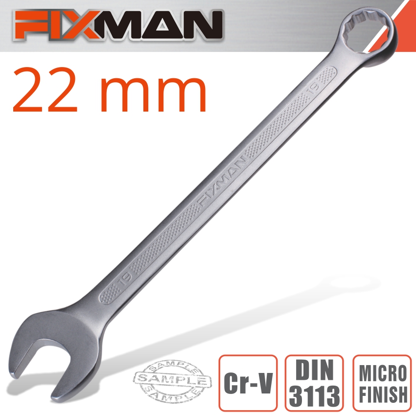 FIXMAN COMBINATION SPANNER 22MMX270MM FIXMAN COMBINATION SPANNER 22MMX270MM