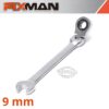 FIXMAN FLEXIBLE RATCHET COMBINATION WRENCH 9MM