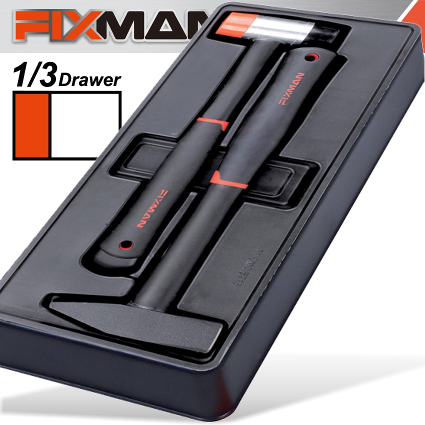 FIXMAN TRAY 2 PIECE MACHINIST HAMMER AND MALLET FIXMAN TRAY 2 PIECE MACHINIST HAMMER AND MALLET