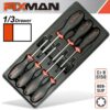 FIXMAN TRAY 7 PIECE TORX SCREWDRIVERS