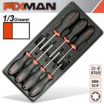 FIXMAN TRAY 7 PIECE TORX SCREWDRIVERS