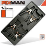FIXMAN TRAY 4 PIECE 6' INTERNAL AND EXTERNAL CIRCLIP PLIERS