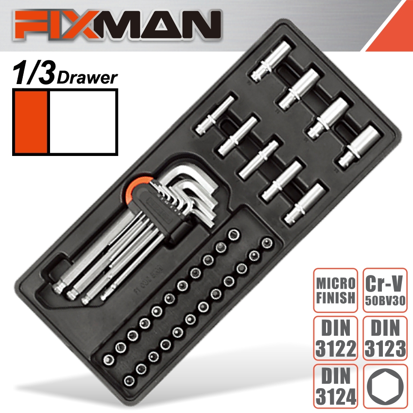 FIXMAN 33-PC 1/4' DR.SOCKETS & ACCESSORIES FIXMAN 33-PC 1/4' DR.SOCKETS & ACCESSORIES