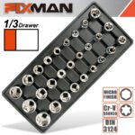 FIXMAN 27-PC 1/2' DR.SOCKETS