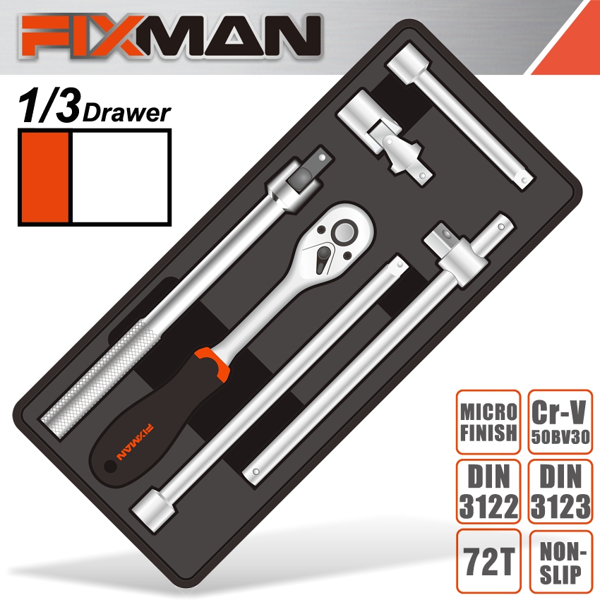 FIXMAN 6-PC 1/2' DR.ACCESSORIES FIXMAN 6-PC 1/2' DR.ACCESSORIES
