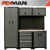 FIXMAN GARAGE STORAGE UNIT 1980 X 2000 X 457MM 5PC CABINET / PANEL BOA