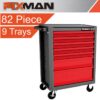 FIXMAN 7 DRAWER ECONOMY LINE ROLLER CABINET WITH 82PC OF STOCK