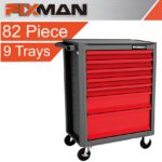 FIXMAN 7 DRAWER ECONOMY LINE ROLLER CABINET WITH 82PC OF STOCK