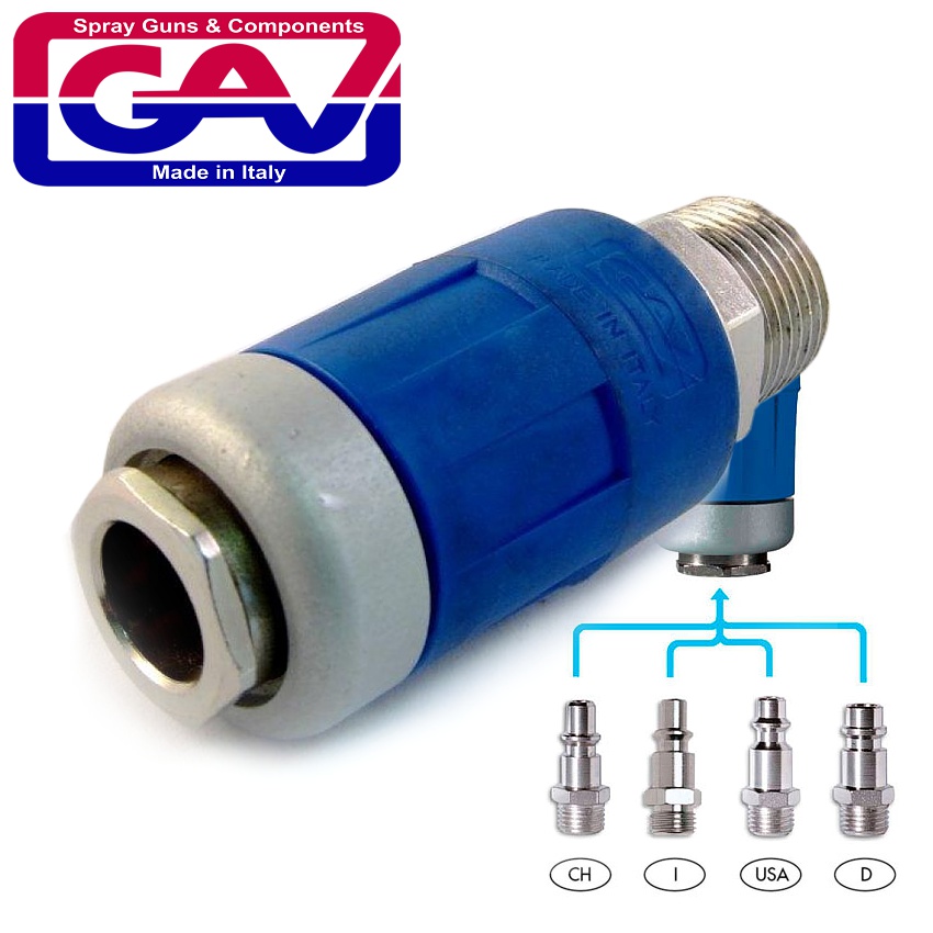 SAFETY QUICK COUPLER 1/2 M PACKAGED TWO STAGE RELEASE SAFETY QUICK COUPLER 1/2 M PACKAGED TWO STAGE RELEASE