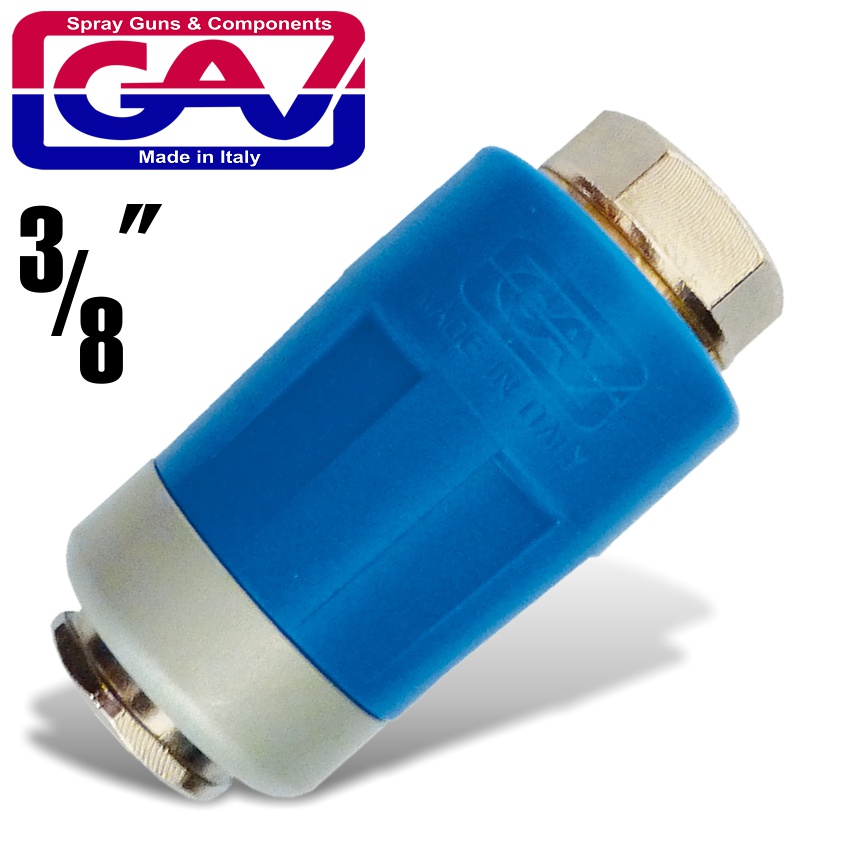 SAFETY QUICK COUPLER 3/8 F PACKAGED TWO STAGE RELEASE AIRBLOCK SAFETY QUICK COUPLER 3/8 F PACKAGED TWO STAGE RELEASE AIRBLOCK