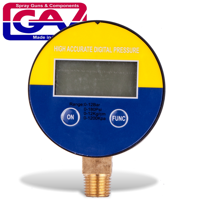 PRESSURE GAUGE 63MM 1/4 LOWER DIGITAL PRESSURE GAUGE 63MM 1/4 LOWER DIGITAL