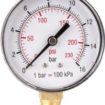 PRESSURE GAUGE 0-16BAR 1/4LOWER63MM