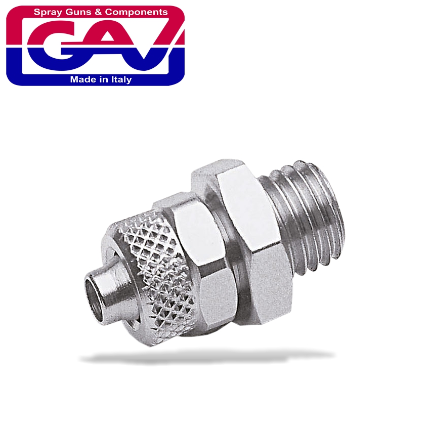 GAV STRAIGHT CONICAL 1/8 M PUSH IN FITTING FOR 8MM HOSE GAV STRAIGHT CONICAL 1/8 M PUSH IN FITTING FOR 8MM HOSE