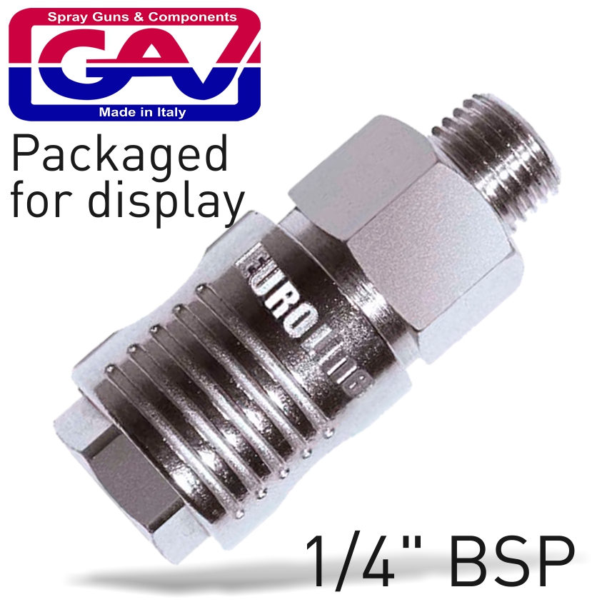 QUICK COUPLER 1/4'M PACKAGED QUICK COUPLER 1/4'M PACKAGED