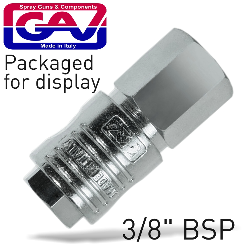QUICK COUPLER 3/8'F PACKAGED QUICK COUPLER 3/8'F PACKAGED