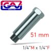 EXTENSION 1/4'X1/4'M/F 51MM