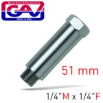 EXTENSION 1/4'X1/4'M/F 51MM