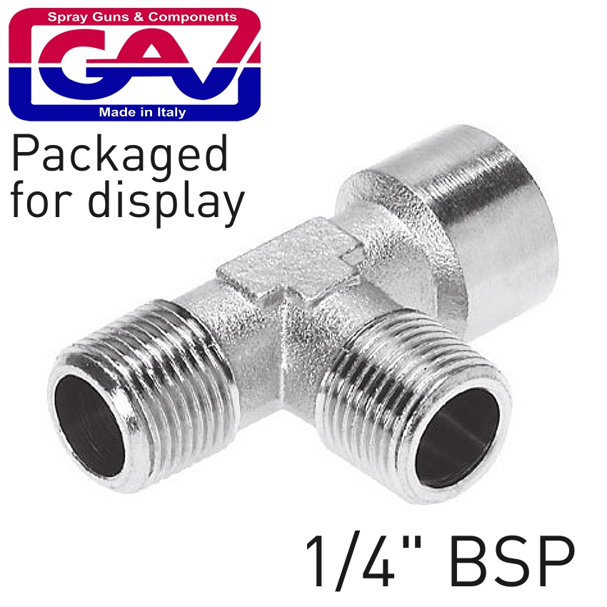T CONNECTOR 1/4'MMF PACKAGED T CONNECTOR 1/4'MMF PACKAGED
