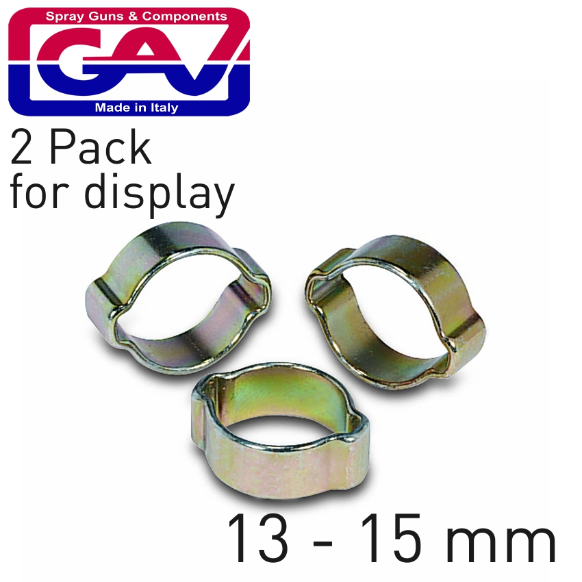 HOSE CLAMP CRIMP TYPE 13-15mm 2PACK HOSE CLAMP CRIMP TYPE 13-15mm 2PACK