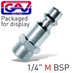 QUICK COUPLER/INSERTS1/4'M USA PACKAGED