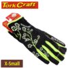 LADIES SLIM FIT GARDEN GLOVES BLACK X-SMALL