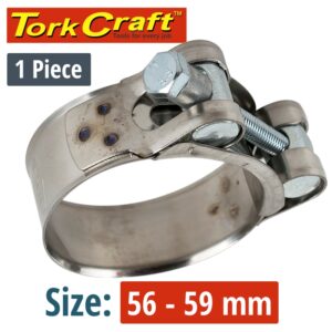 HOSE CLAMP H/DUTY 56-59 BULK