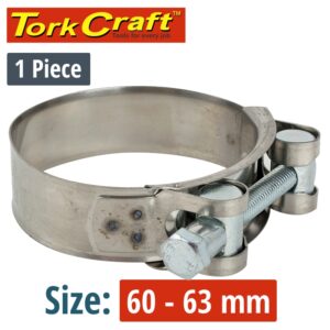 HOSE CLAMP H/DUTY 60-63 BULK