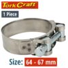 HOSE CLAMP H/DUTY 64-67 BULK
