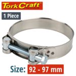 HOSE CLAMP H/DUTY 92-97 BULK