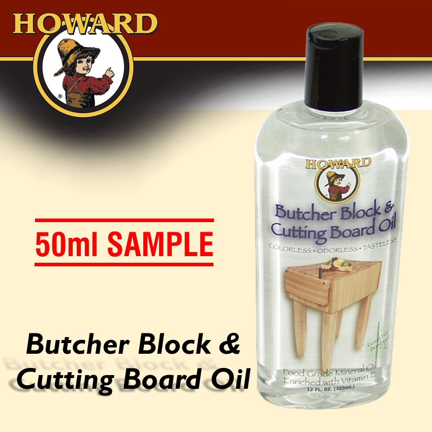 BUTCHER BLOCK & CUTTING BOARD OIL SAMPLE SIZE BUTCHER BLOCK & CUTTING BOARD OIL SAMPLE SIZE