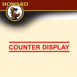 HOWARD COUNTER DIPSLAY-SILVER.COPPER.BRASS POLISH (12 X CB0008.SP0008)