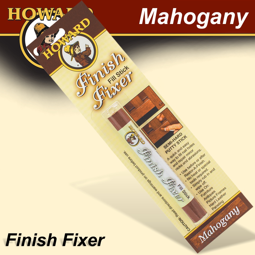 HOWARD FINISH FIXER MAHOGANY FILL STICK HOWARD FINISH FIXER MAHOGANY FILL STICK