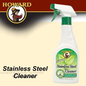 HOWARD S/STEEL CLEANER LEMON & LIME FRAG. 473 ML