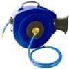 AIR HOSE REEL 15M X 9.5MM(3/8) PU HOSE  P/P CASING WALL MOUNTED