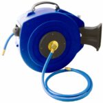 AIR HOSE REEL 15M X 9.5MM(3/8) PU HOSE  P/P CASING WALL MOUNTED
