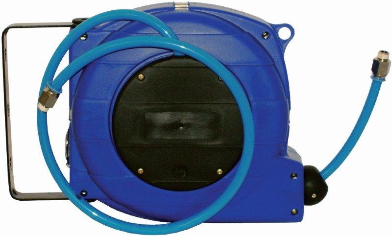 AIR HOSE REEL 9M X 8MM PU HOSE WALL MOUNTED IN PLASTIC CASE AIR HOSE REEL 9M X 8MM PU HOSE WALL MOUNTED IN PLASTIC CASE