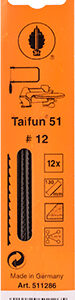 SCROLL SAW BLADE 10TPI PLAIN 12PK