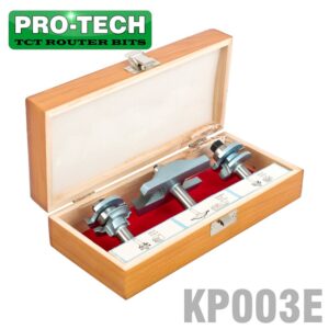 CABINET DOOR SET 3PC OGEE STILE 1/2' SHANK WOODEN BOX