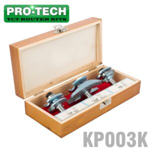 SOMMERFIELD RAISED PANEL SET 3PC 1/2' SHANK WOODEN BOX