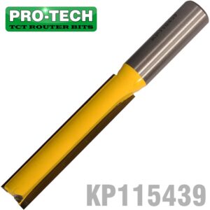 STRAIGHT BIT 1/2'(12.7MM) X 2 1/2'(63.5MM) CUT 2 FLUTE WITH BOTTOM CUT