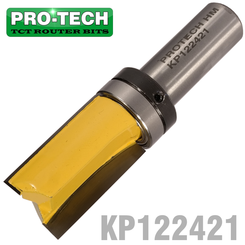 PATTERN FLUSH TRIM BIT. WITH SHANK MOUNTED BEARING 19MM X 32MM 1/2' SH PATTERN FLUSH TRIM BIT. WITH SHANK MOUNTED BEARING 19MM X 32MM 1/2' SH