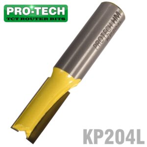 STRAIGHT BIT 7/16' (9.5MM) X 1'(25.4MM) TWO FLUTE LONG 1/2' SHANK