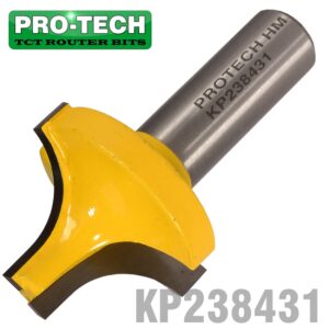 PIERCE & ROUND OVER BIT 3/8' X 3/4' 1/2' SHANK